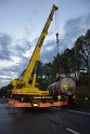 VU Gefahrgut LKW umgestuerzt A 4 Rich Koeln Hoehe AS Gummersbach P572